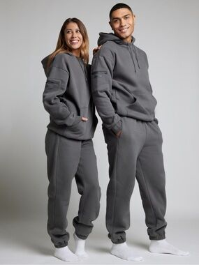 Comfrt women’s/mens travel essentials hoodie with utility sleeve airplane mode